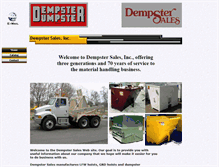 Tablet Screenshot of dempstersales.com